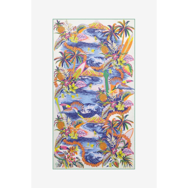 Inoui Editions medvilnės skara HAWAI WHITE